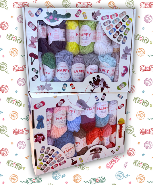 25 HAPPY CHENILLE COLORS IN A HAPPY BOX