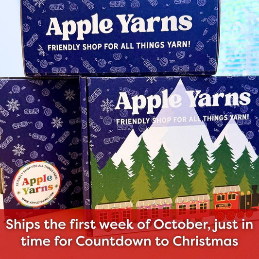 Winter Express Holiday Movie Box - cozy holiday knitting gift with hand-dyed yarn