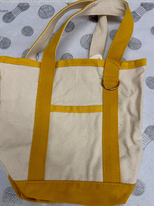 EcoCharm Cotton Canvas Small Tote Bag
