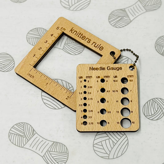 Knitters Rule and Needle Gauge