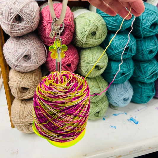 Wrist Yarn Ball Holder, Apple