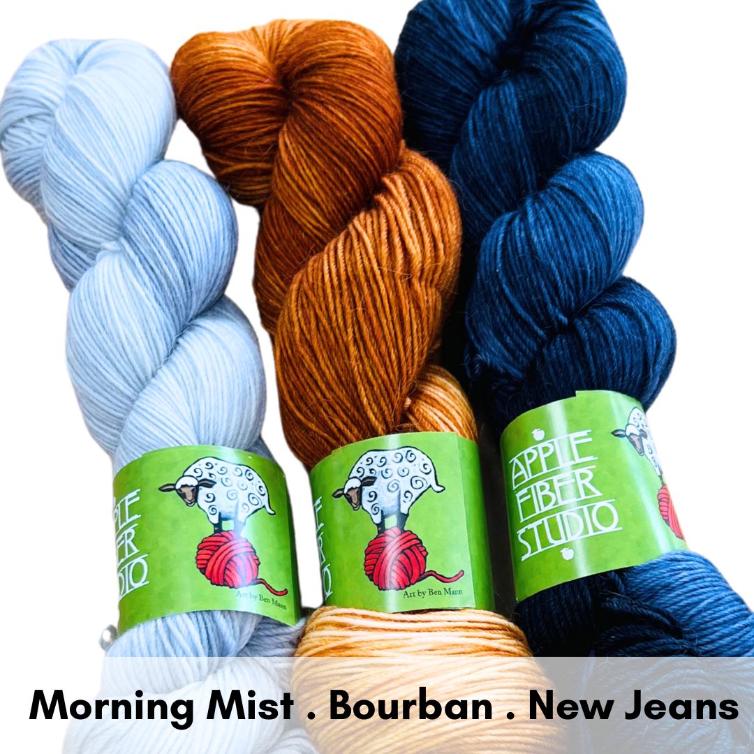 Kit - Teroldego by Caitlin Hunter in McIntosh by Apple Fiber Studio