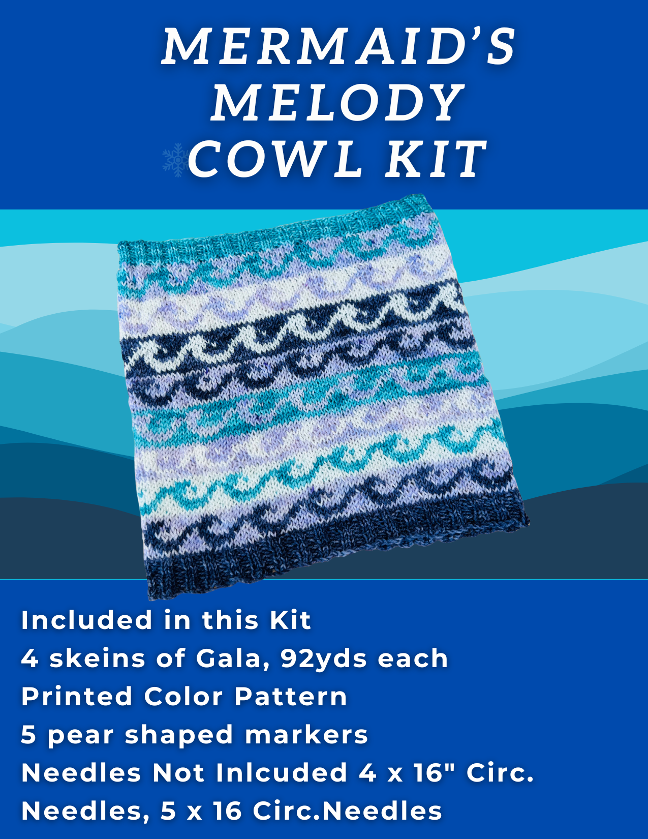 Mermaid's Melody Cowl Kit
