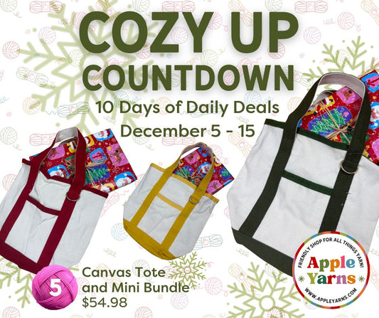 Cotton Canvas Tote Bag and Mystery Mini Bundle