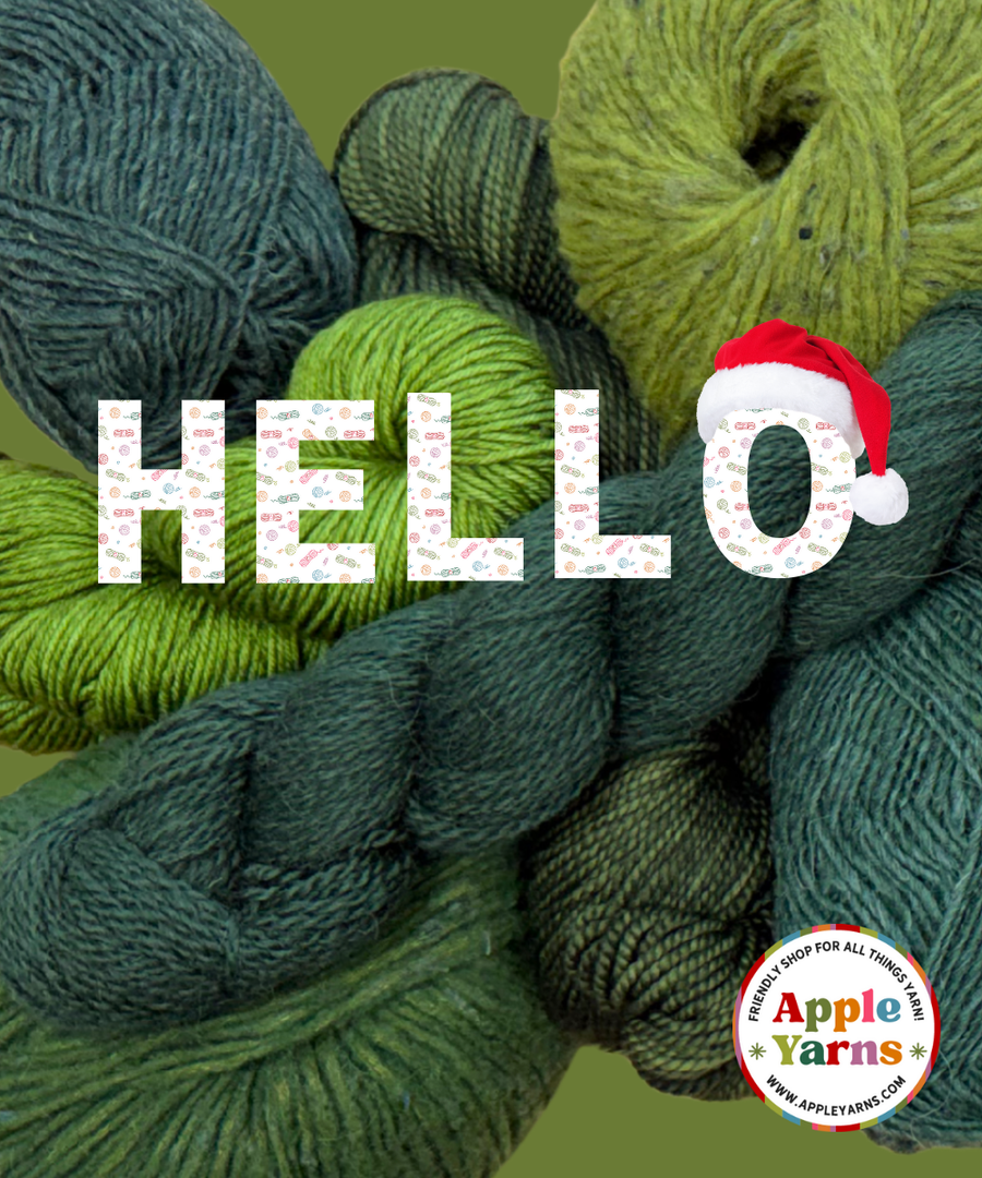 Hello and holiday gifts at Apple Yarns
