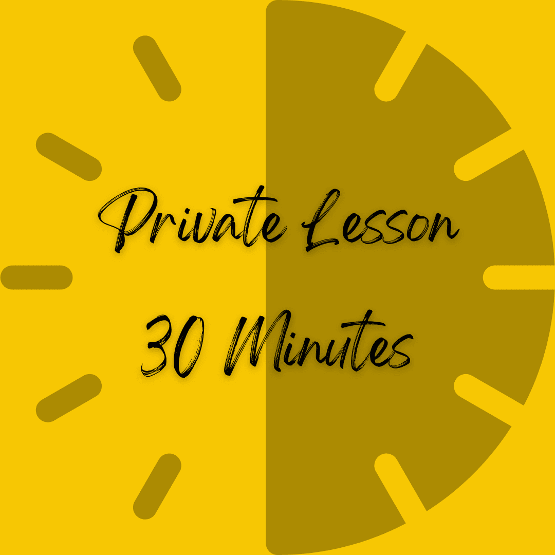 Class - Private Lesson - 1/2 hour