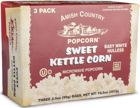 Amish Microwave Popcorn - Sweet Kettle Corn