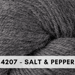 Berroco Ultra Alpaca Light, DK, is a wool and alpaca blend, super soft and perfect for knitting and crochet, Salt and Pepper 4207.