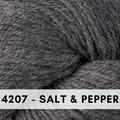 Berroco Ultra Alpaca Light, DK, is a wool and alpaca blend, super soft and perfect for knitting and crochet, Salt & Pepper 4207.