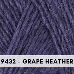 Lettlopi Icelantic wool yarn, 9432 Grape Heather