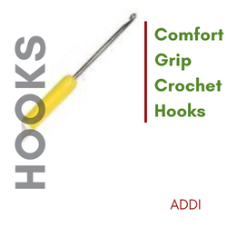 Addi Comfort Grip Crochet Hooks – Island Wools