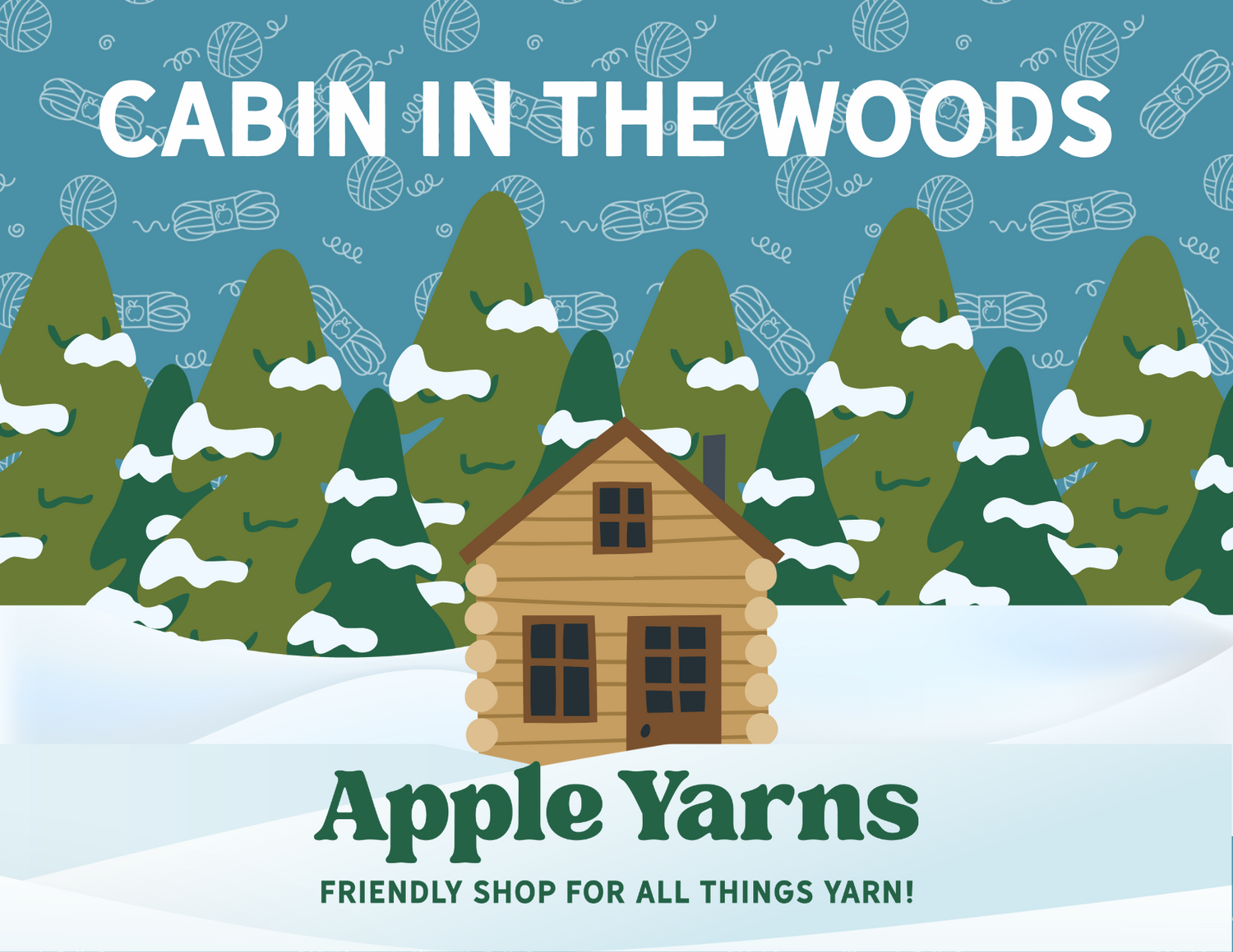 Cabin in the Woods: A Cozy Holiday Yarn Box Experience from Apple Yarns