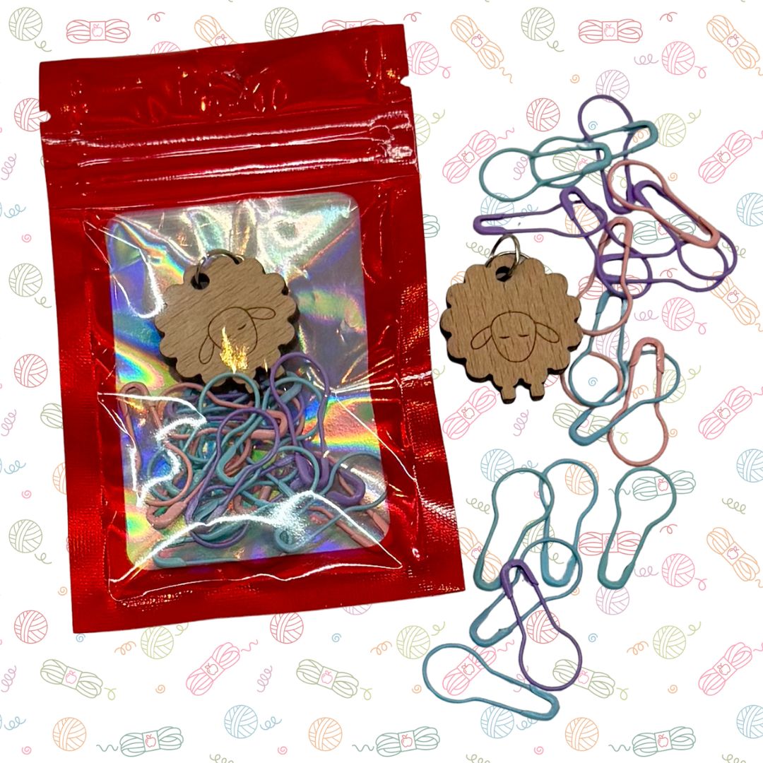 Apple Yarns Stitch Markers for Knitting & Crochet