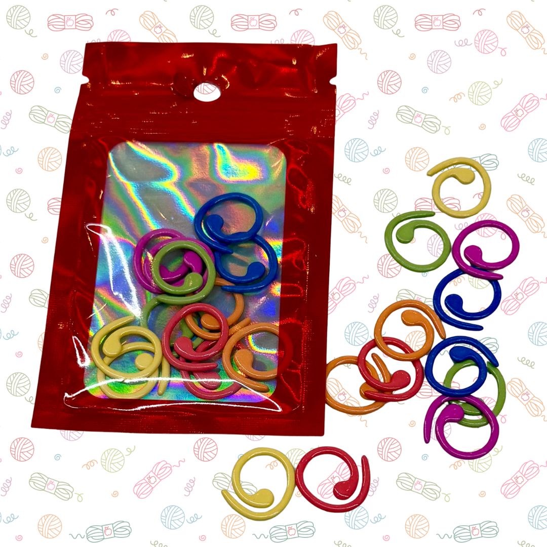 Apple Yarns Stitch Markers for Knitting & Crochet