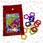 Flower Stitch Markers, Qty 14