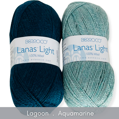 Kit - Alpine Bloom Hat by Caitlin Hunter in Lanas Light by Berroco
