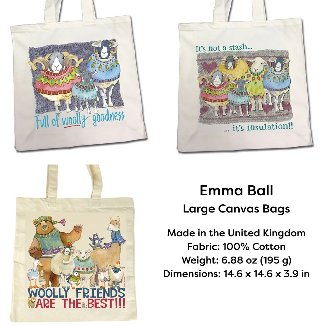 Emma Ball Cotton Canvas Bag