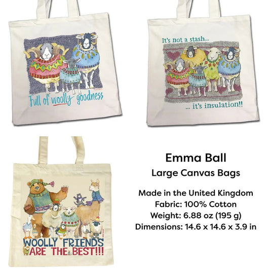 Emma Ball Cotton Canvas Bag