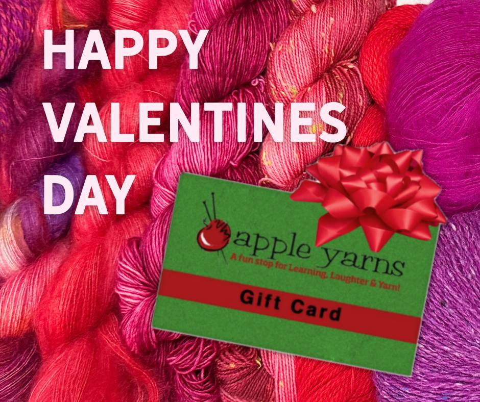 Apple Yarns Gift Cards Make a Great Gift
