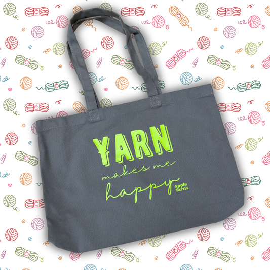 Yarn Makes Me Happy Tote