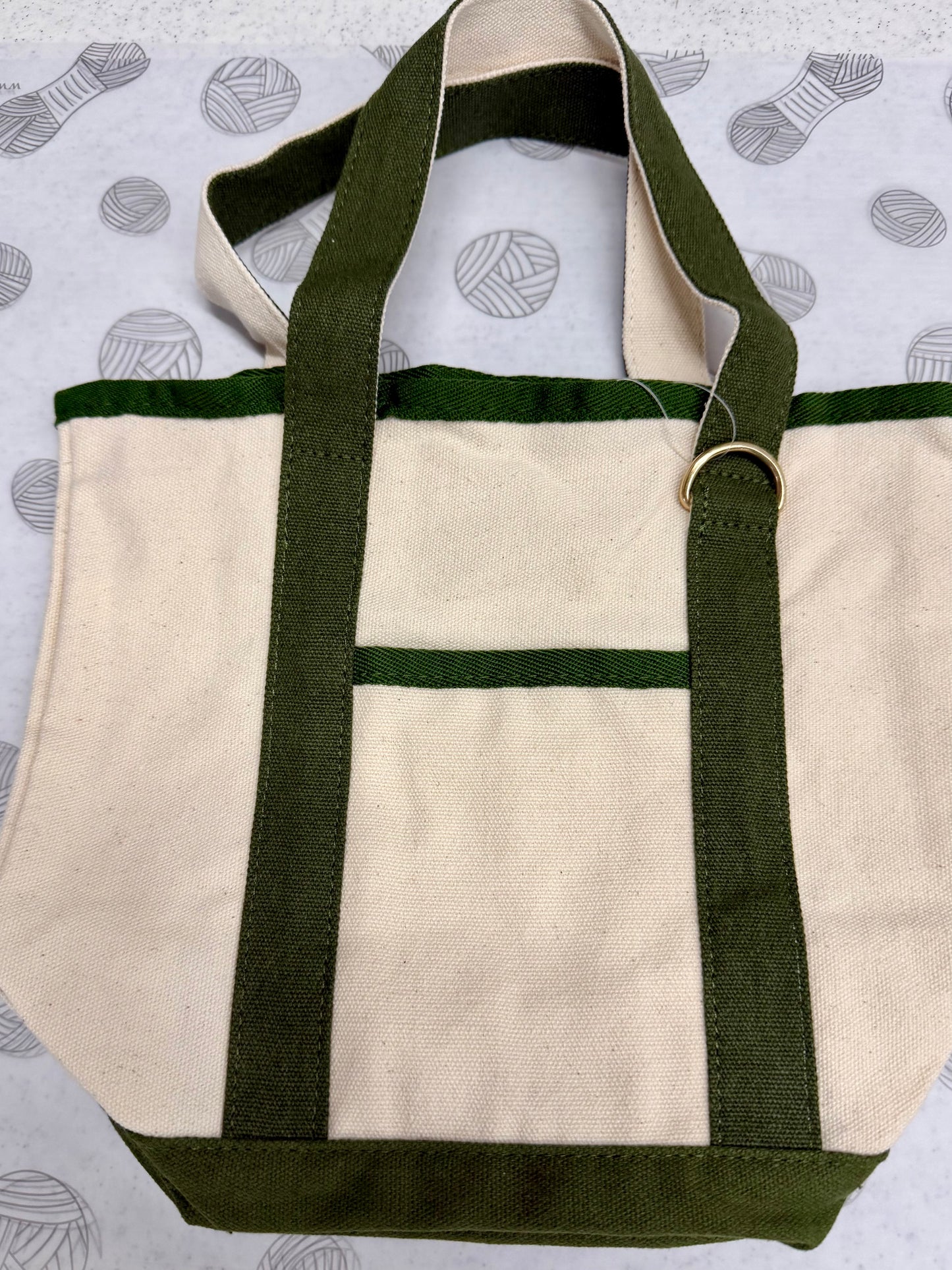 EcoCharm Cotton Canvas Small Tote Bag