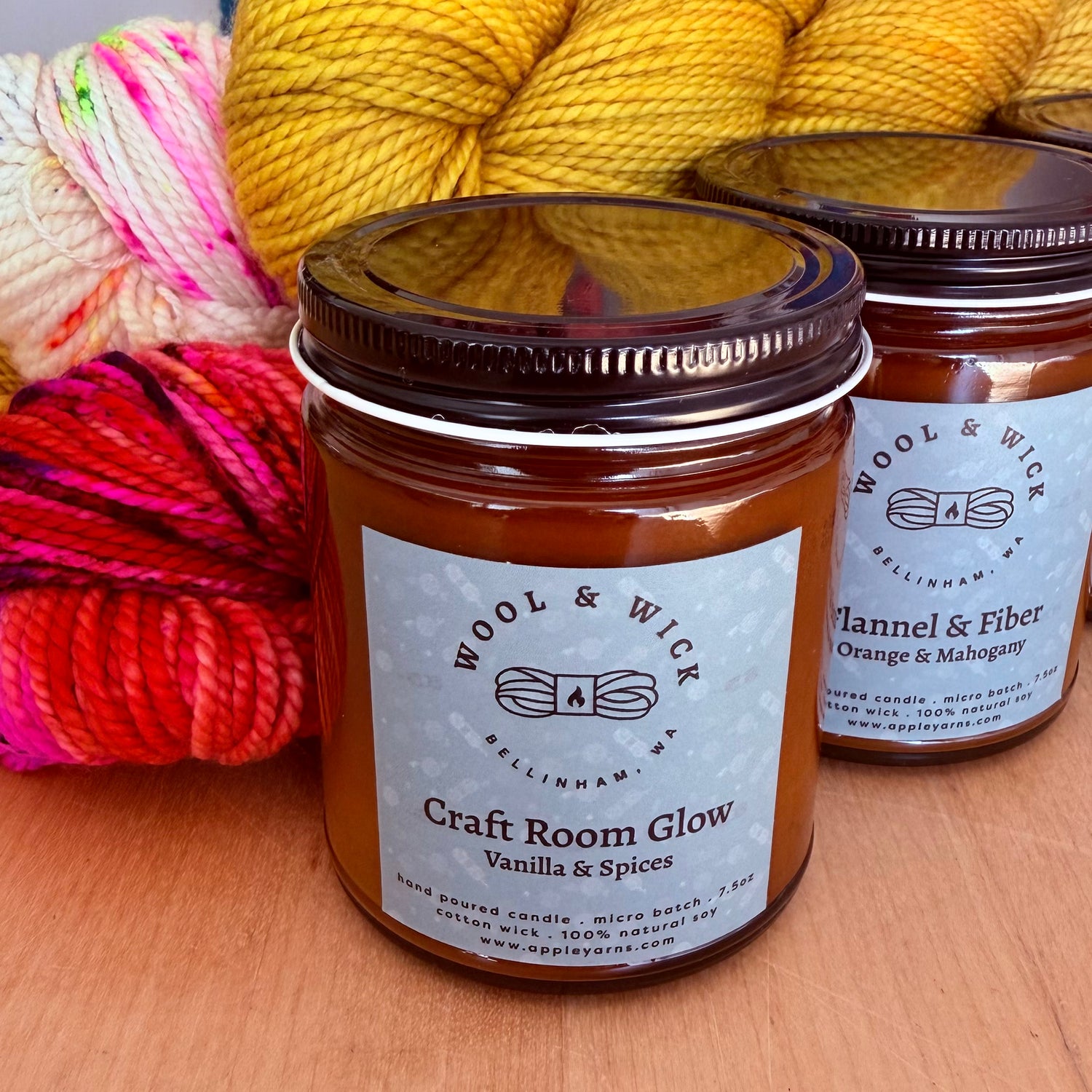 Soy Candles for Yarn Lovers