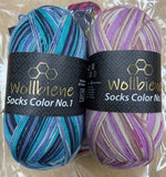 B - Sock Bundle with 2 Pocket Notions Bag