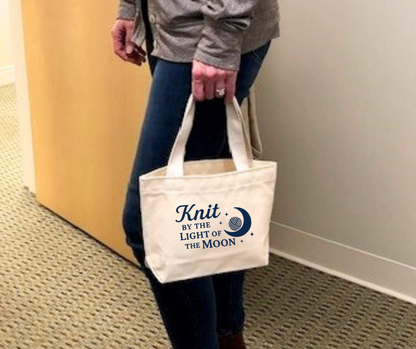 Small Holiday Tote for all your Fiber Fun