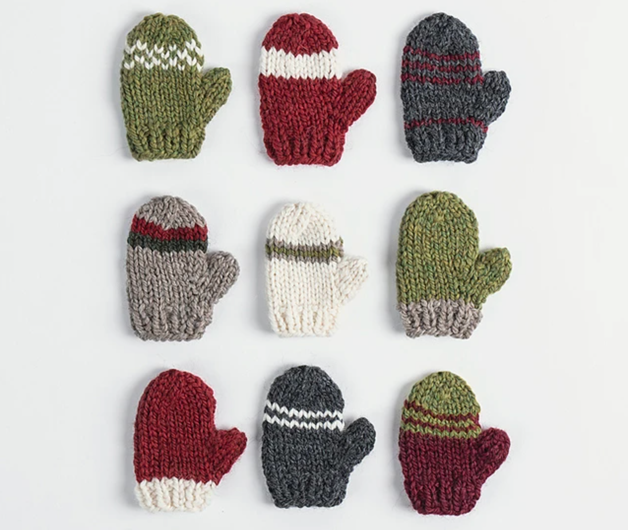 $10.00 Holiday Mini Mitten Class with Yarn