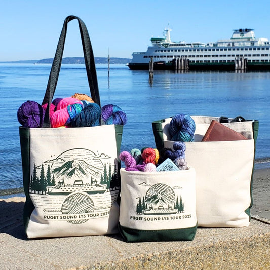 2025 Puget Sound LYS Tour Tote and Notions Bag