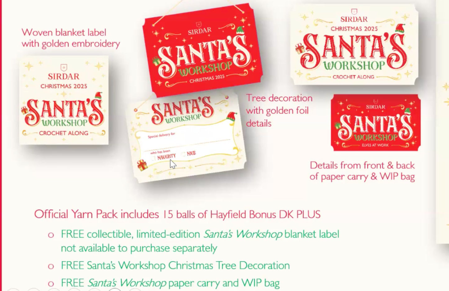 Sirdar Christmas CAL Crochet Along