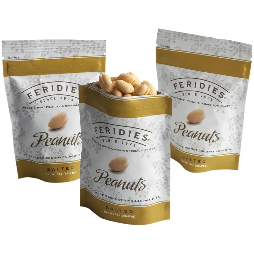 Feridies Salted Peanuts - 3oz.