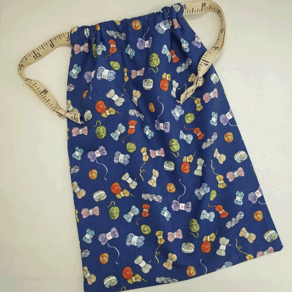 Ruler Ribbon Project Bag - Apple Yarns