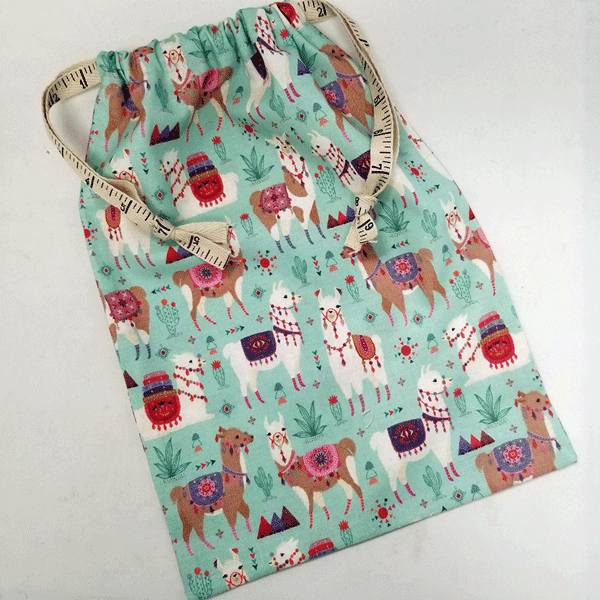 Ruler Ribbon Project Bag - Apple Yarns