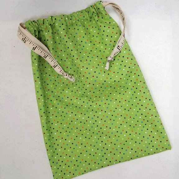 Ruler Ribbon Project Bag - Apple Yarns