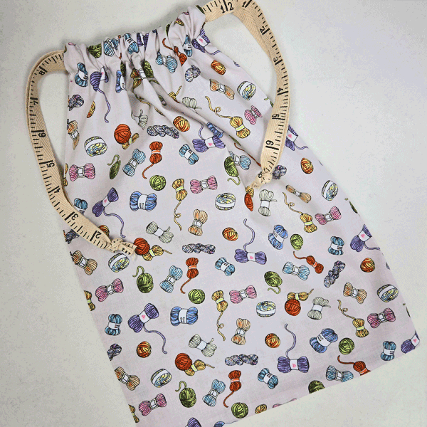 Apple Yarns Ruler Ribbon Project Bags
