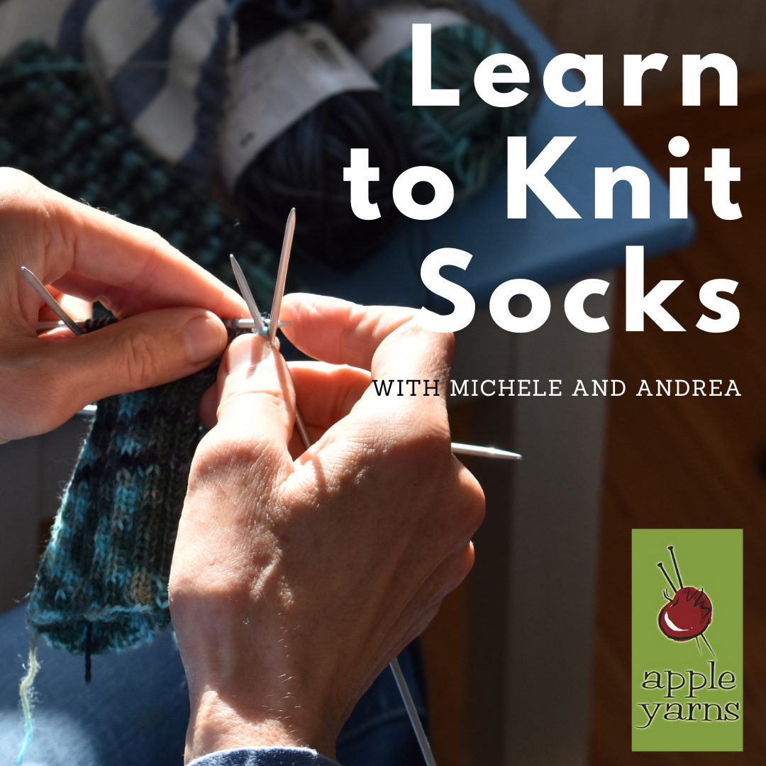 Learn to Knit Socks Retreat October 21st and 22nd in Bellingham