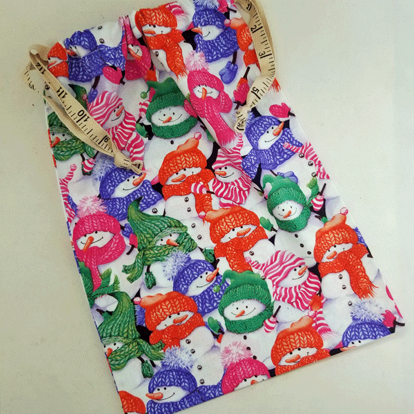 Ruler Ribbon Project Bag - Apple Yarns