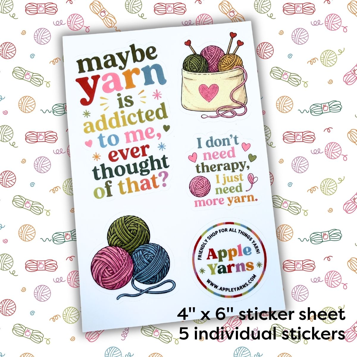 Knit and Crochet Stickers