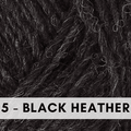 Lettlopi Icelantic wool yarn, 5 Black Heather