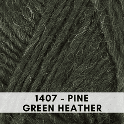 Lettlopi Icelantic wool yarn, 1407 Pine Green Heather
