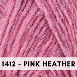 Lettlopi Icelantic wool yarn, 1412 Pink Heather
