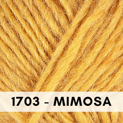 Lettlopi Icelantic wool yarn, 1703 Mimosa