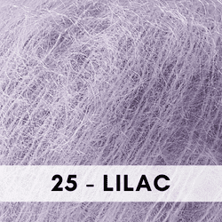Rico Design Essentials Super Kid Mohair Loves Silk Blend, Lace Weight, Lilac 25.