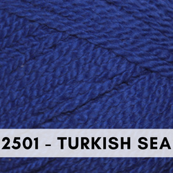 Cascade Yarns Fixation Splash Yarn, cotton and elastic perfect for baby, 2501 Turkish Sea