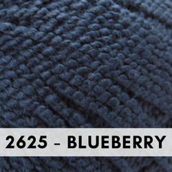 Cascade Yarns Fixation Splash Yarn, cotton and elastic perfect for baby, 2626 Blueberry