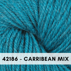 Berroco Ultra Alpaca Light, DK, is a wool and alpaca blend, super soft and perfect for knitting and crochet, Carribbean Mix 42186.