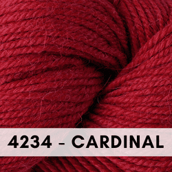Berroco Ultra Alpaca Light, DK, is a wool and alpaca blend, super soft and perfect for knitting and crochet, Cardinal 4234.