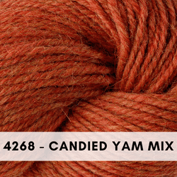 Berroco Ultra Alpaca Light, DK, is a wool and alpaca blend, super soft and perfect for knitting and crochet, Candied Yam Mix 4268.
