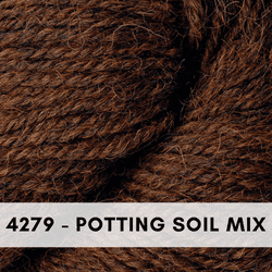 Berroco Ultra Alpaca Light, DK, is a wool and alpaca blend, super soft and perfect for knitting and crochet, Potting Soil Mix 4279.